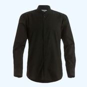 Kustom Kit Long Sleeve Tailored Mandarin Collar Shirt