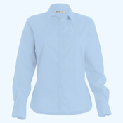 Kustom Kit Ladies Long Sleeve Tailored Contemporary Business Shirt