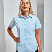 Premier Ladies Supreme Short Sleeve Poplin Shirt