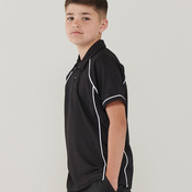 Finden + Hales Kids Performance Piped Polo Shirt