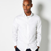 Kustom Kit Premium Long Sleeve Tailored Oxford Shirt